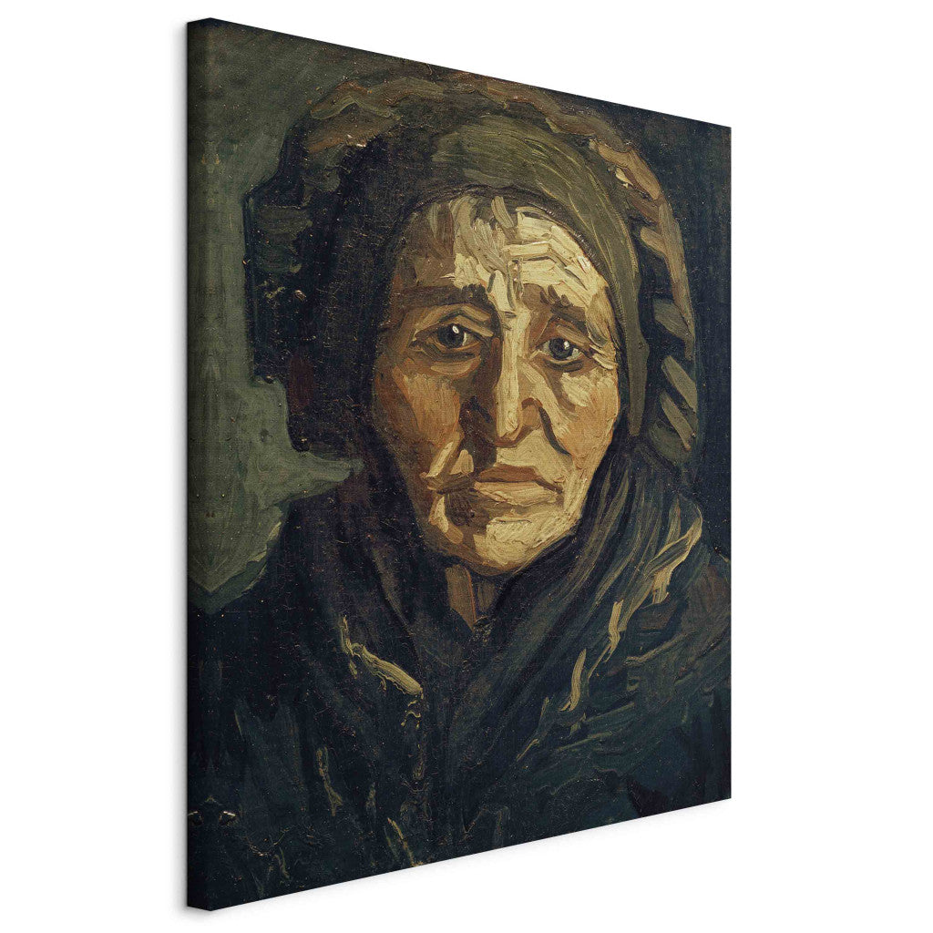 Gleznas reprodukcija - Vincent van Gogh - Peasant woman: woman with dark bonnet