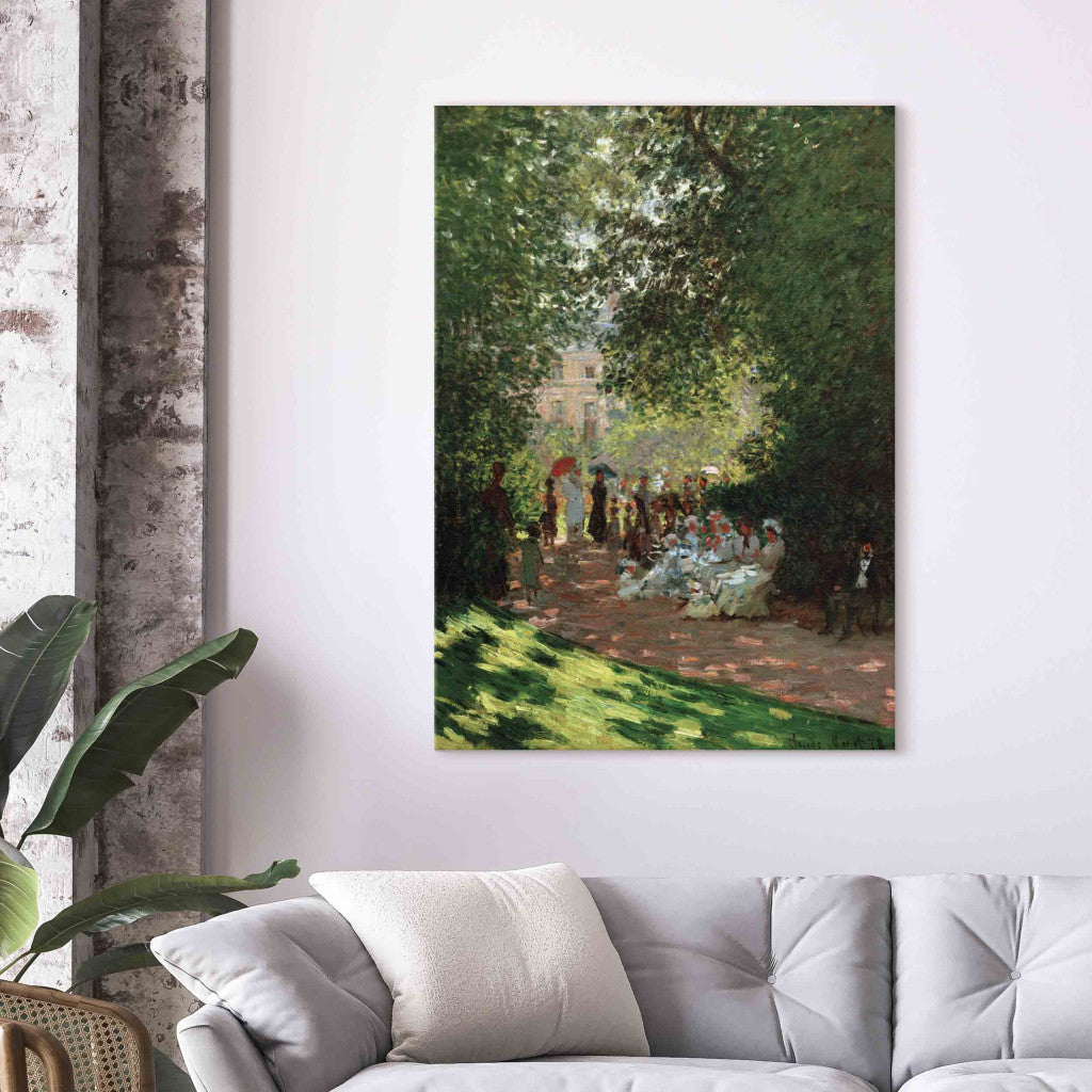 Gleznas reprodukcija - Claude Monet - Le Parc Monceau