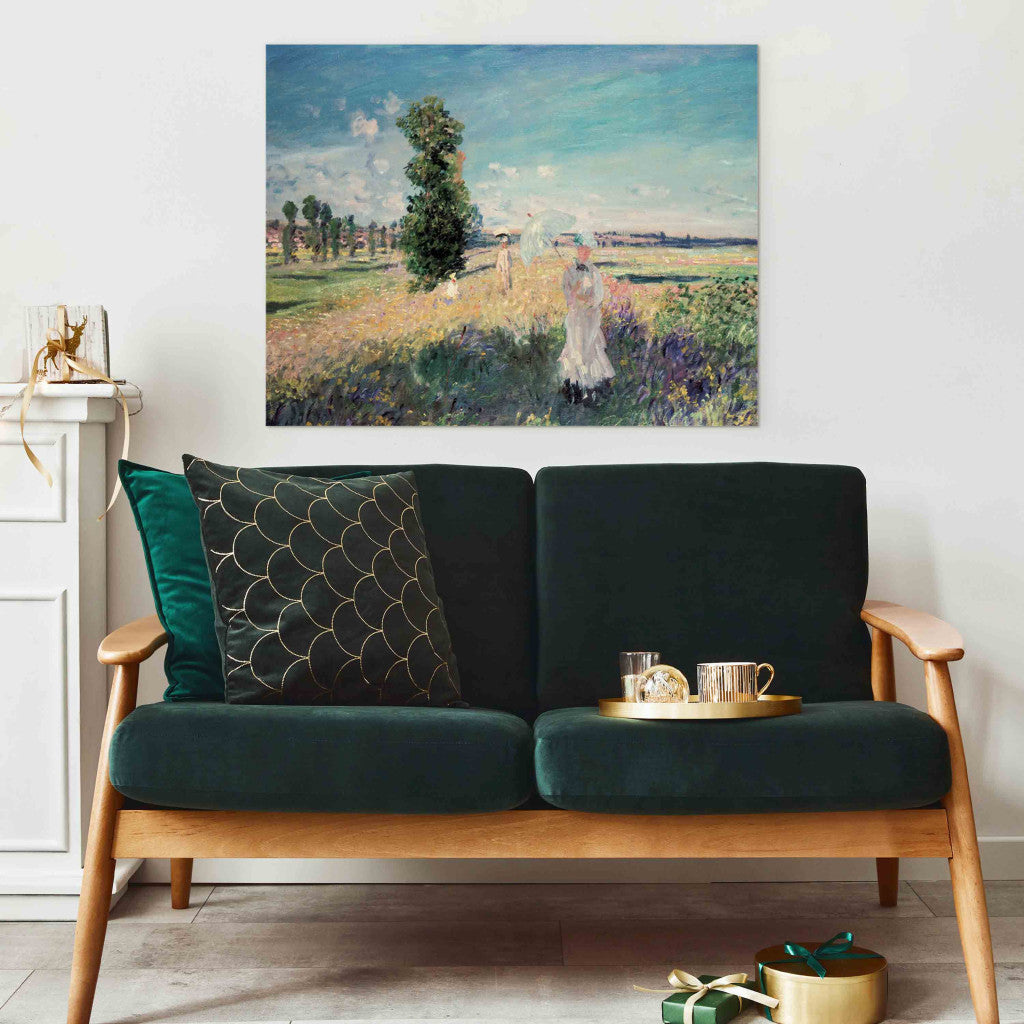 Gleznas reprodukcija - Claude Monet - La promenade