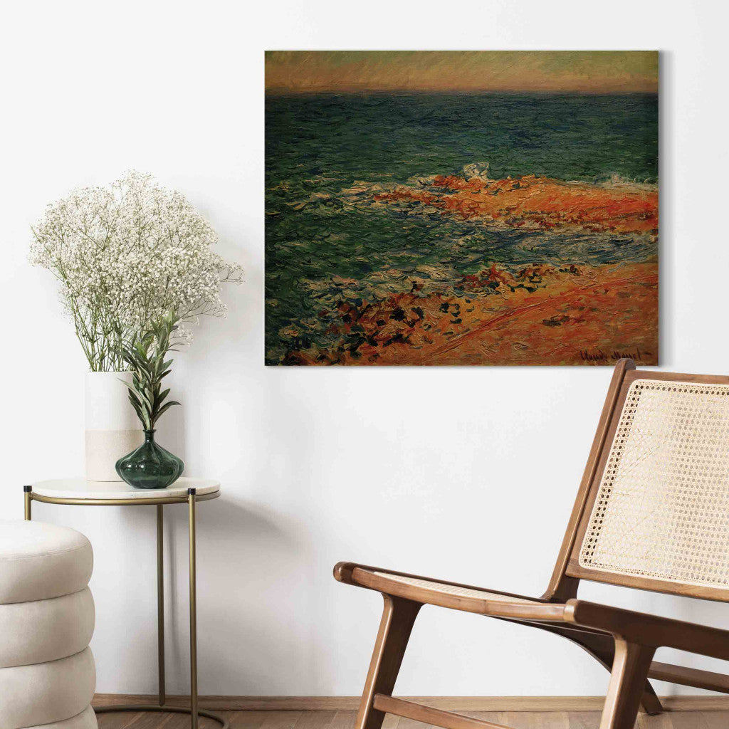 Gleznas reprodukcija - Claude Monet - Vue de la mer