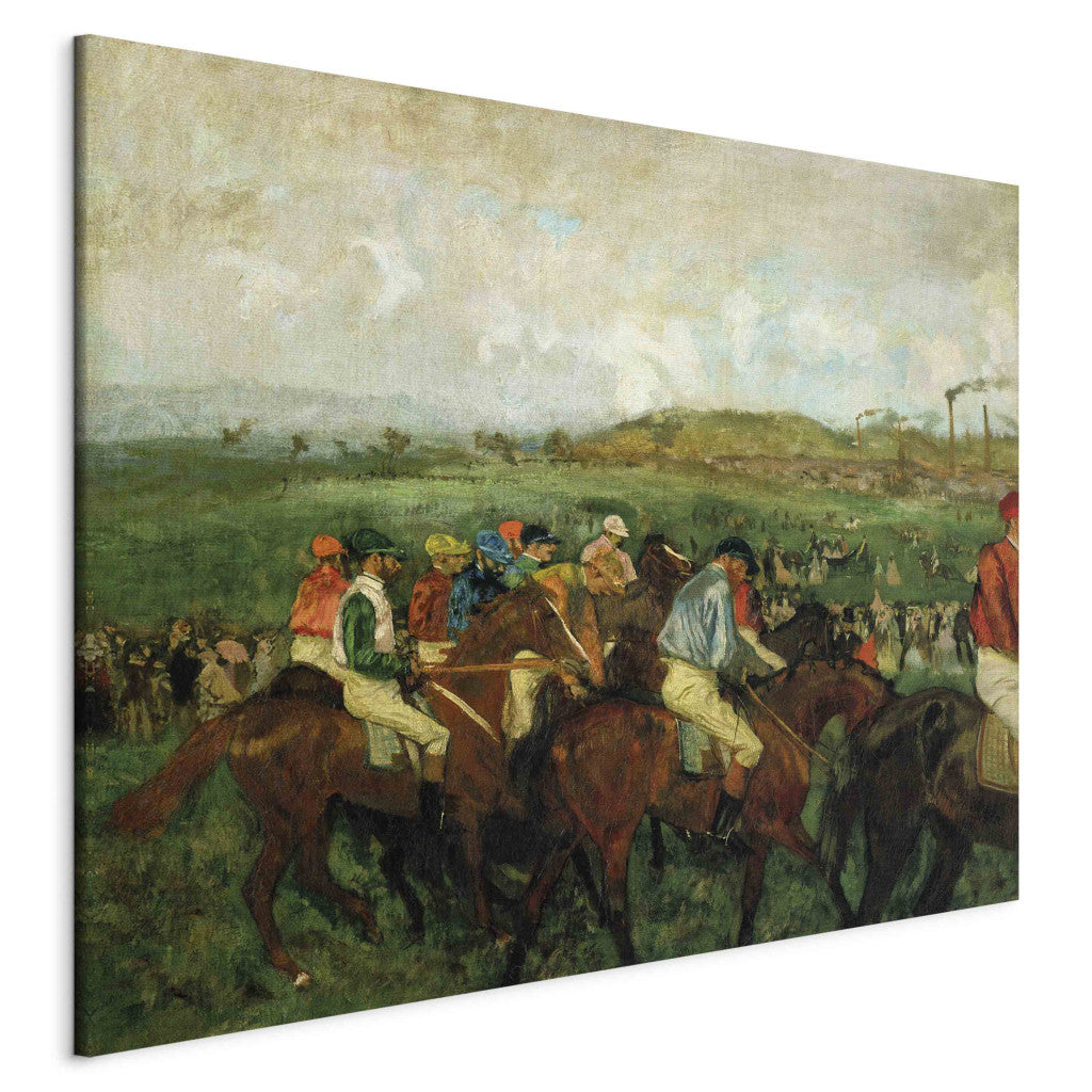Gleznas reprodukcija - Edgar Degas - Gentlemen race. Before the Departure