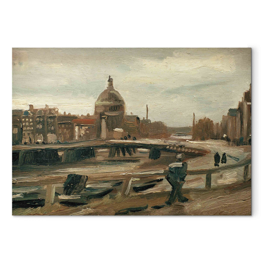 Gleznas reprodukcija - Vincent van Gogh - De Singel in Amsterdam