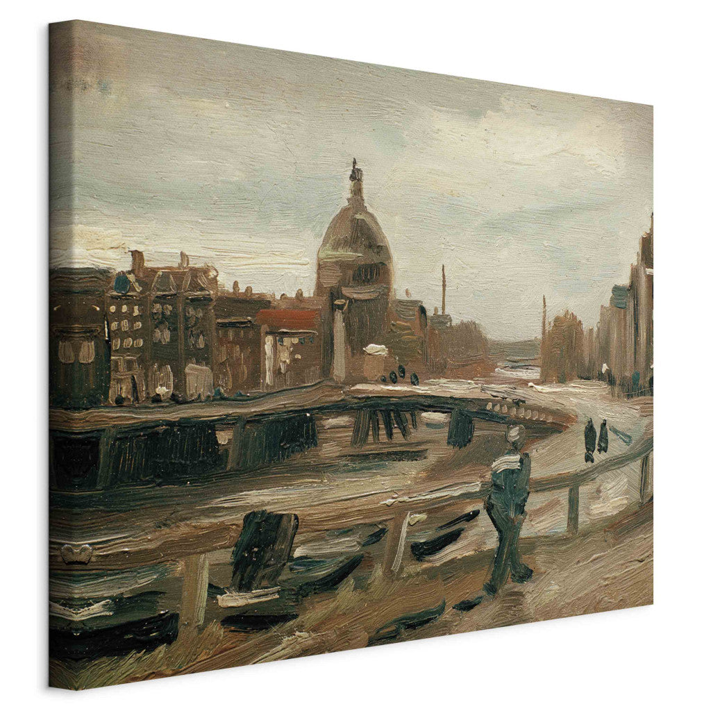 Gleznas reprodukcija - Vincent van Gogh - De Singel in Amsterdam