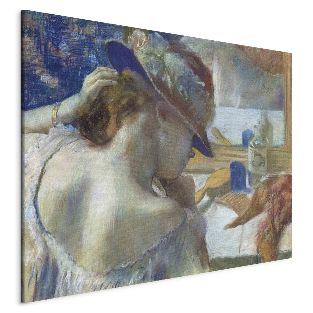 Gleznas reprodukcija - Edgar Degas - In Front of the Mirror
