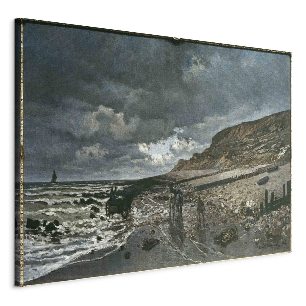 Gleznas reprodukcija - Claude Monet - The Pointe de la Heve at Low Tide