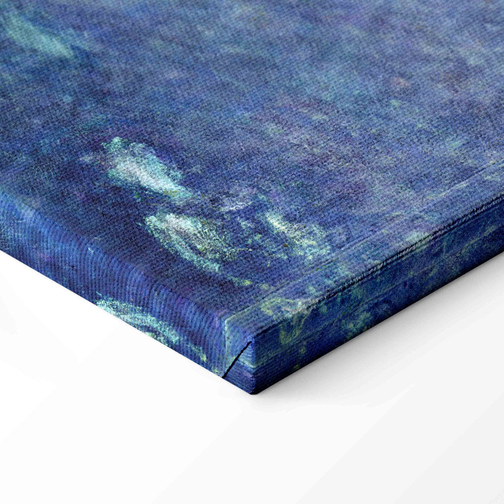 Gleznas reprodukcija - Claude Monet - Waterlilies: Two Weeping Willows, left section