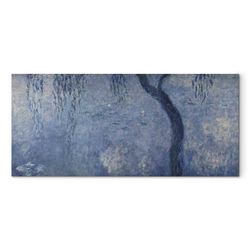 Gleznas reprodukcija - Claude Monet - Waterlilies: Two Weeping Willows, right section