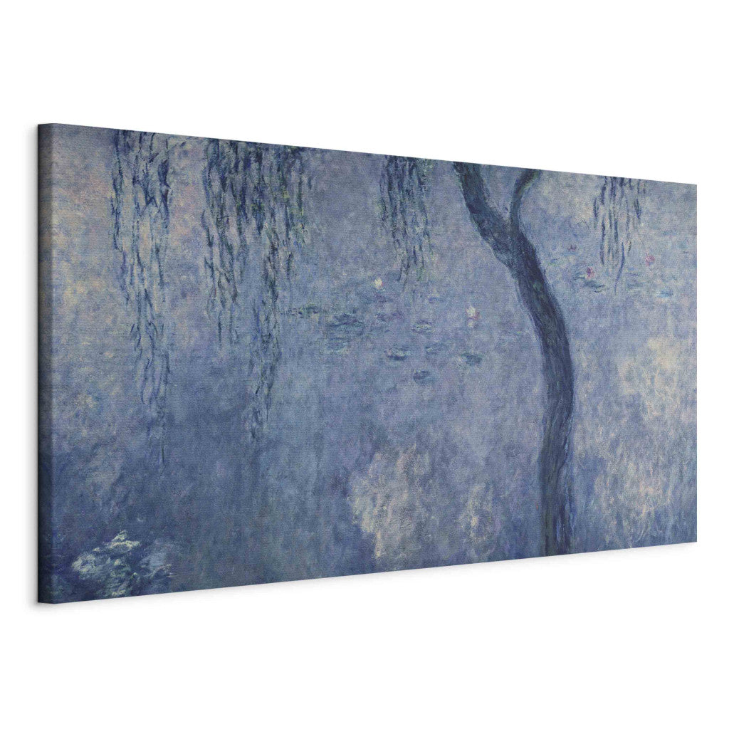 Gleznas reprodukcija - Claude Monet - Waterlilies: Two Weeping Willows, right section
