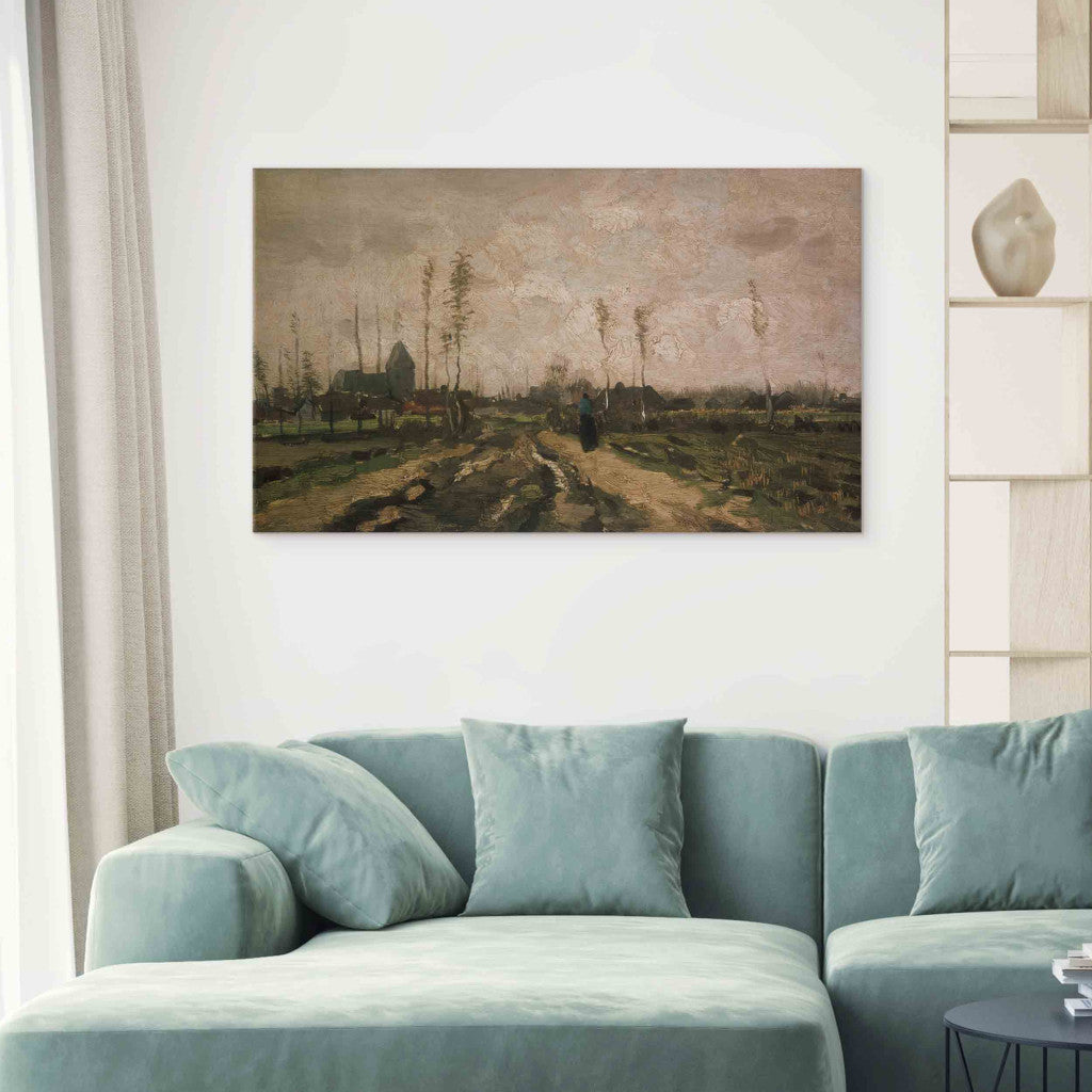 Gleznas reprodukcija - Vincent van Gogh - Paysage de Brabout