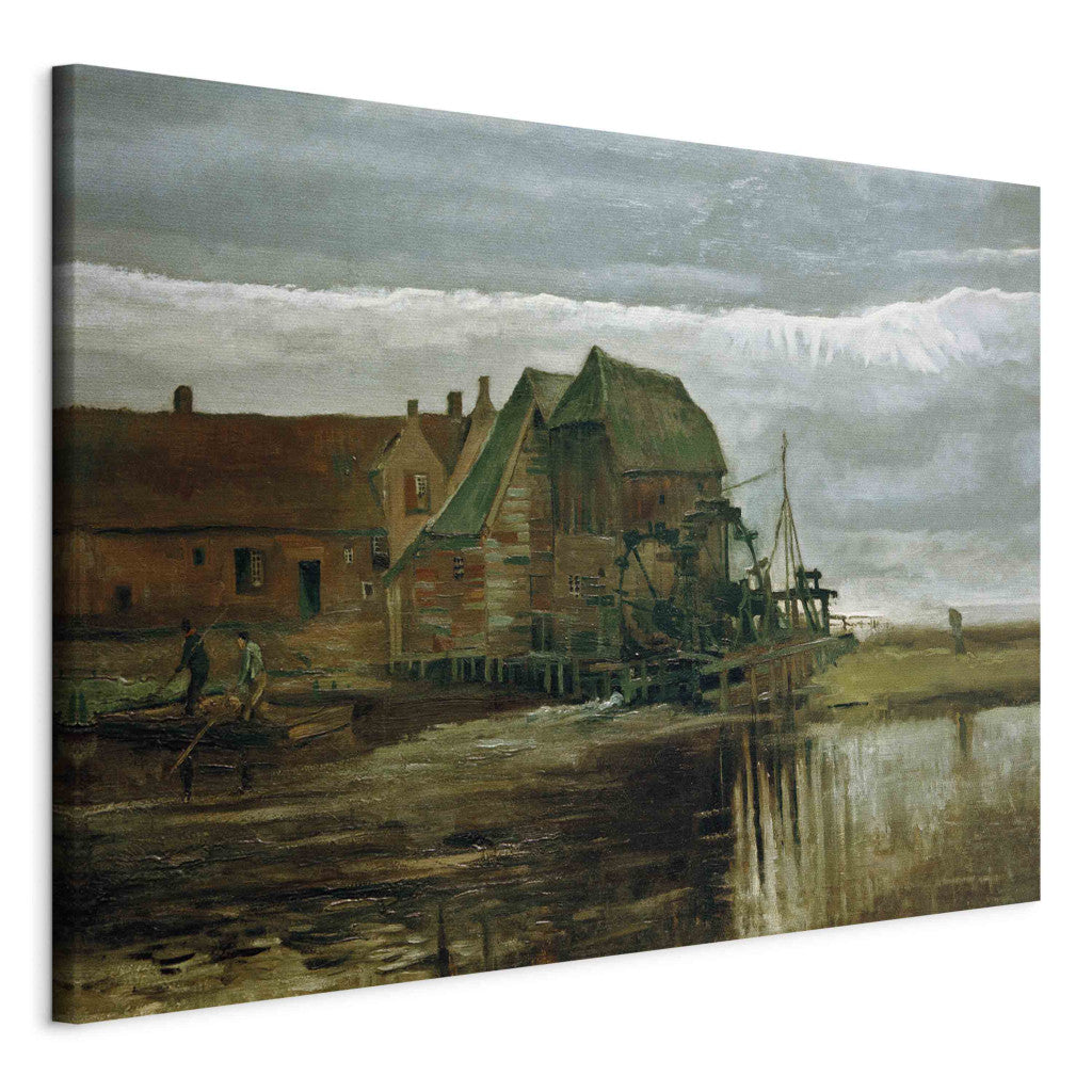 Gleznas reprodukcija - Vincent van Gogh - Watermill at Gennep
