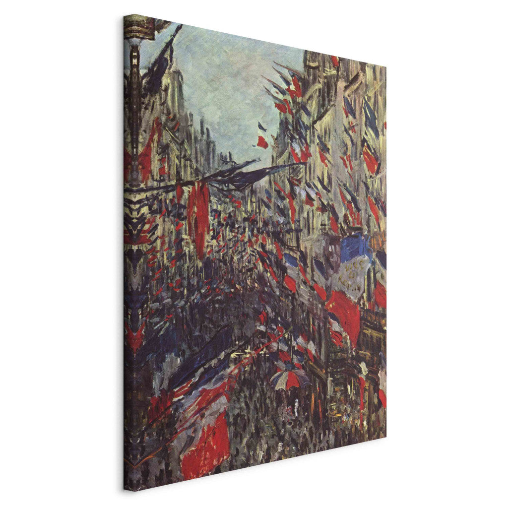 Gleznas reprodukcija - Claude Monet - The Rue Saint -Denis, Celebration of June