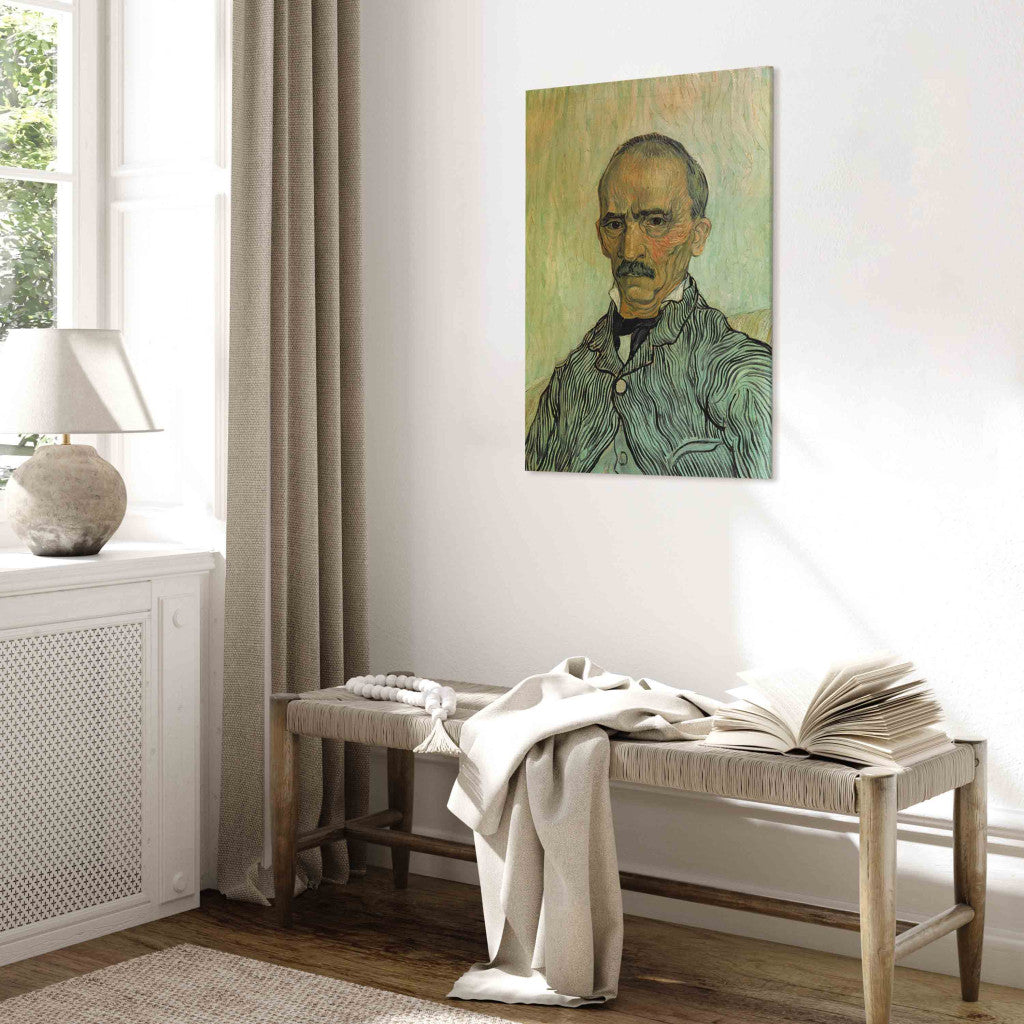 Gleznas reprodukcija - Vincent van Gogh - Portait of the head warden Trabuc in the hospital Saint -Paul