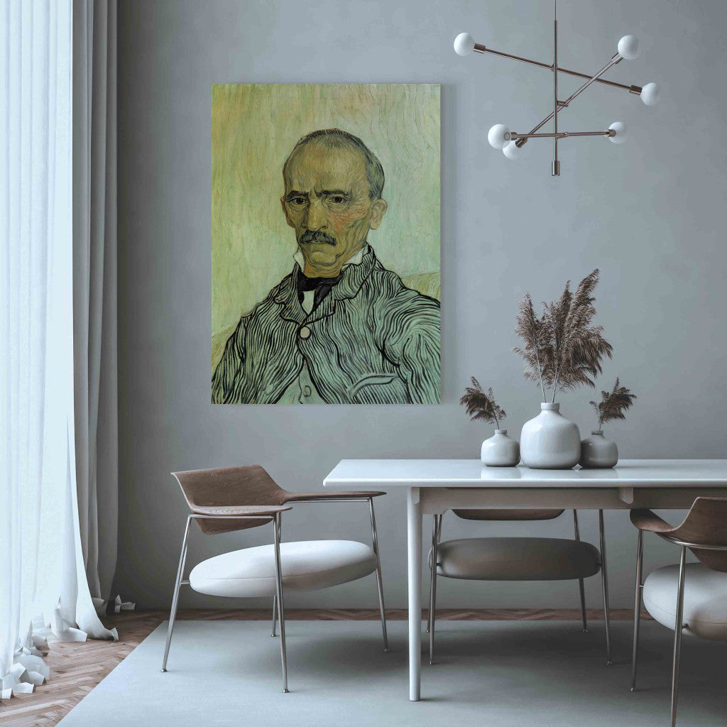 Gleznas reprodukcija - Vincent van Gogh - Portait of the head warden Trabuc in the hospital Saint -Paul