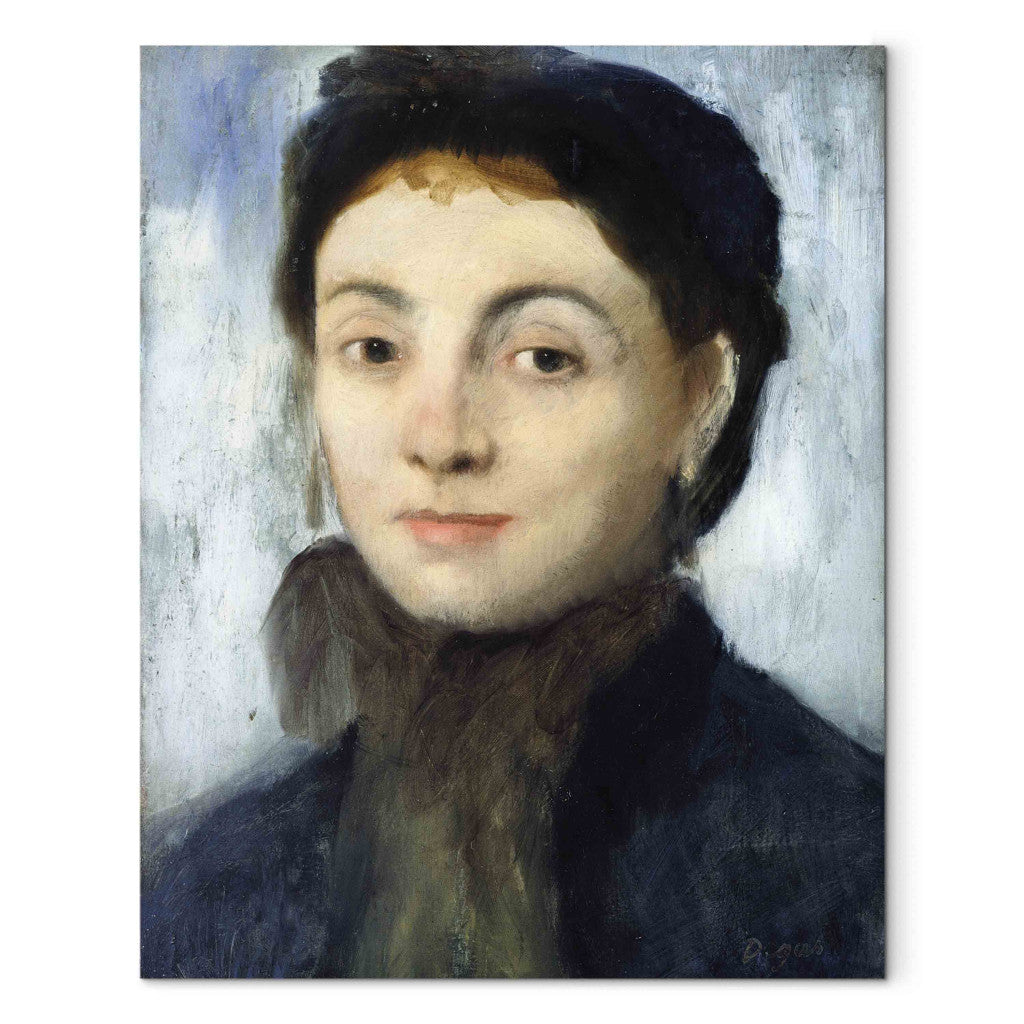 Gleznas reprodukcija - Edgar Degas - Portrait of Josephine Gaujelin