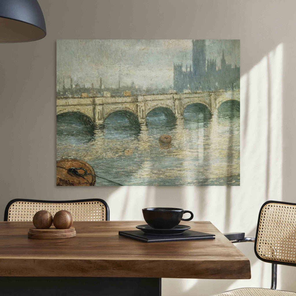 Gleznas reprodukcija - Claude Monet - Pont sur la Tamise