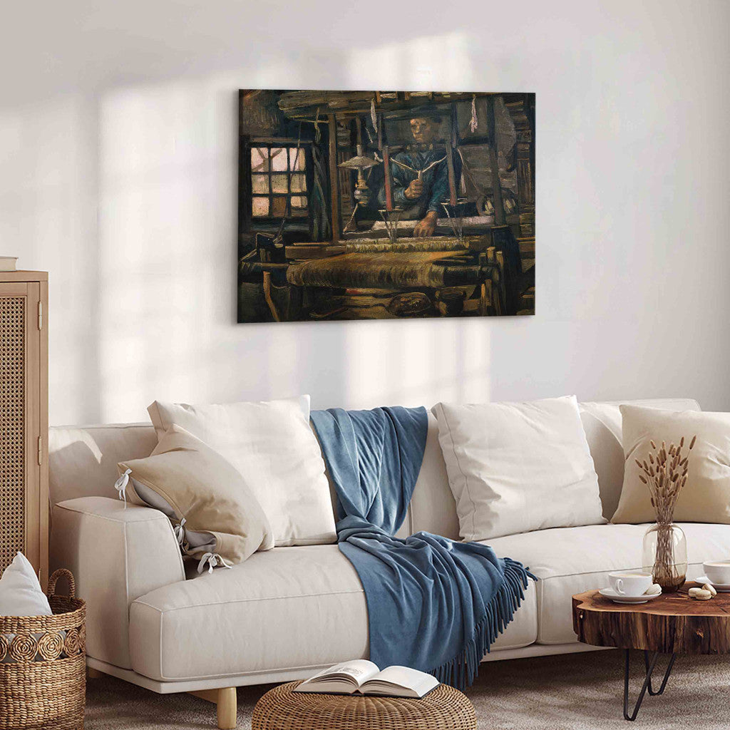 Gleznas reprodukcija - Vincent van Gogh - Weaver, Seen from the Front