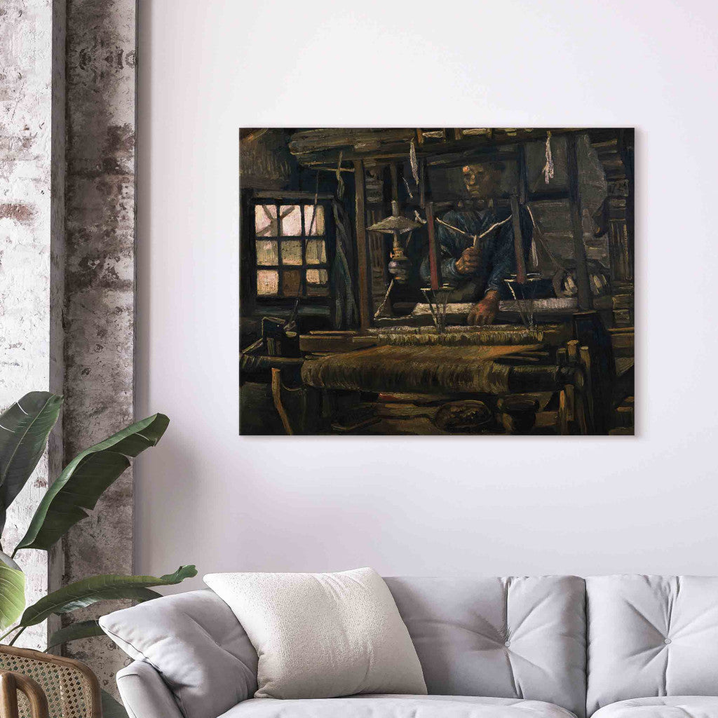 Gleznas reprodukcija - Vincent van Gogh - Weaver, Seen from the Front