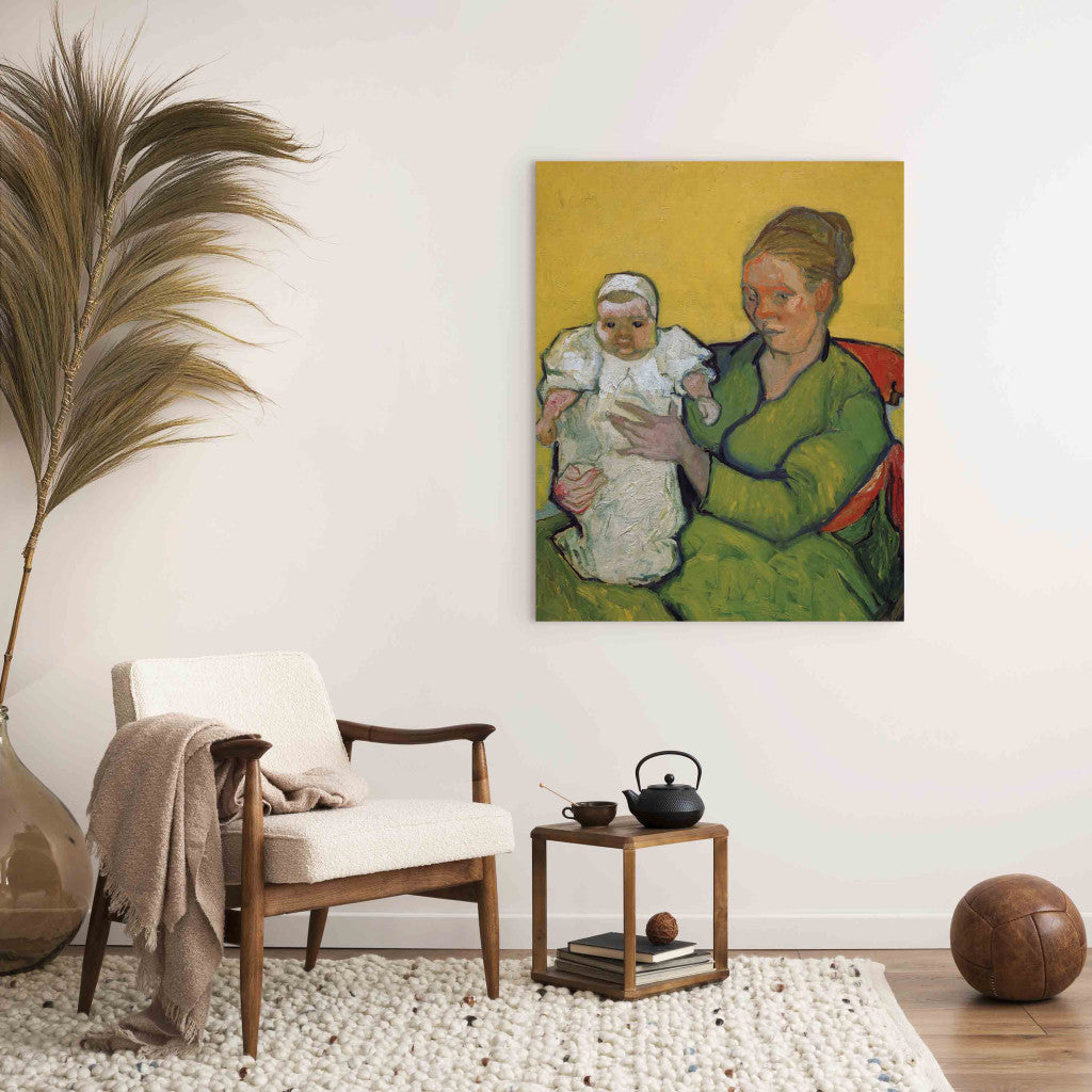 Gleznas reprodukcija - Vincent van Gogh - Madame Roulin with her child Marcelle