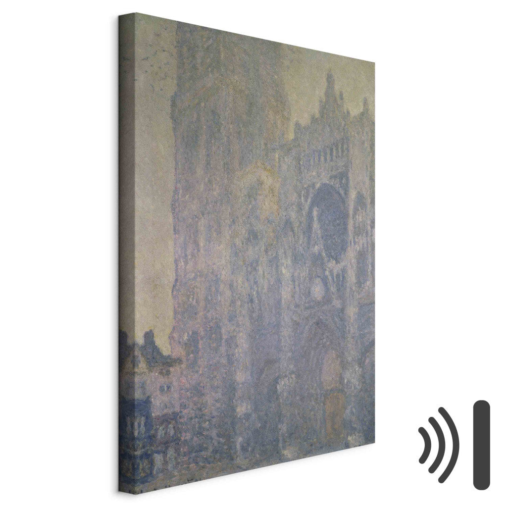 Gleznas reprodukcija - Claude Monet - Rouen Cathedral, Harmony in White, Morning Light