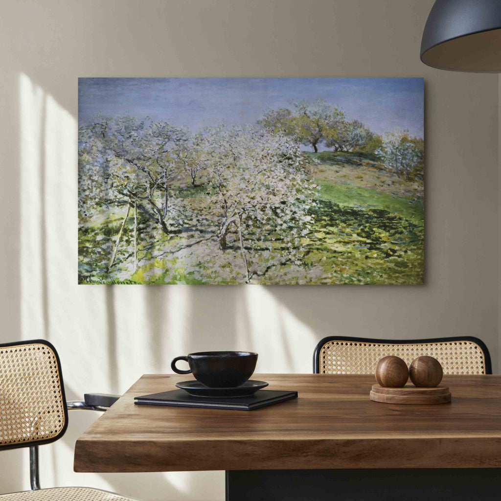 Gleznas reprodukcija - Claude Monet - Printemps. Pommiers en fleurs