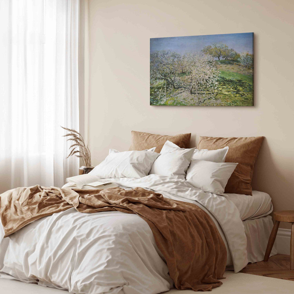 Gleznas reprodukcija - Claude Monet - Printemps. Pommiers en fleurs