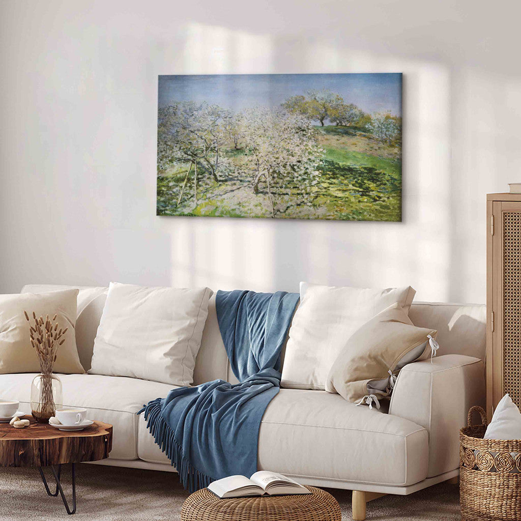Gleznas reprodukcija - Claude Monet - Printemps. Pommiers en fleurs