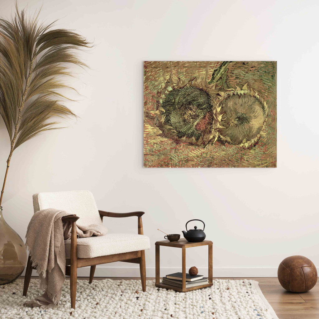 Gleznas reprodukcija - Vincent van Gogh - Two Cut Sunflowers