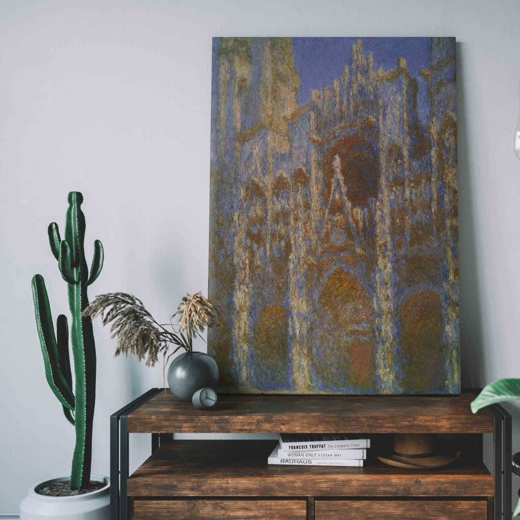 Gleznas reprodukcija - Claude Monet - Rouen Cathedral: The Portal
