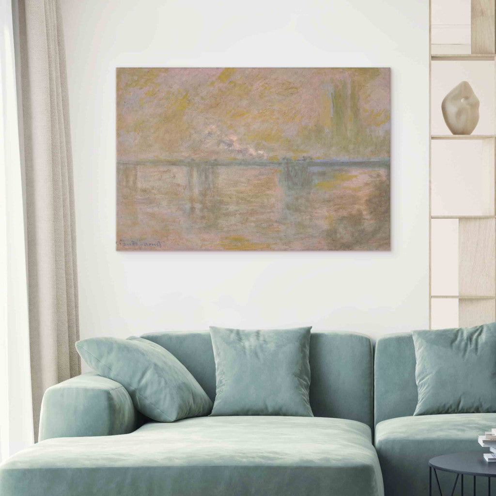 Gleznas reprodukcija - Claude Monet - Charing Cross Bridge