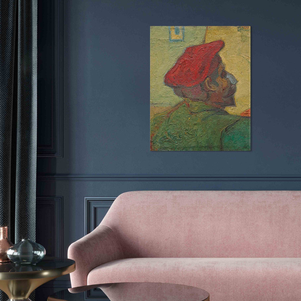 Gleznas reprodukcija - Vincent van Gogh - Paul Gauguin (Man with red hat)