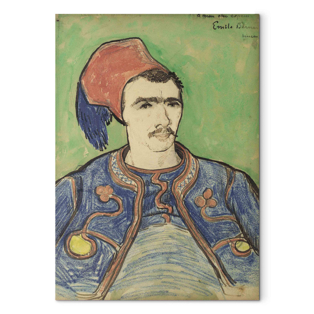 Gleznas reprodukcija - Vincent van Gogh - Der Zuave