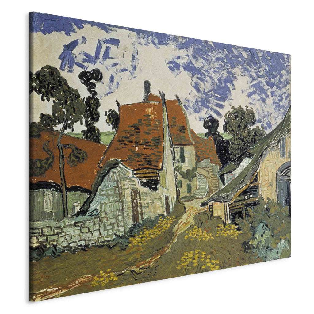 Gleznas reprodukcija - Vincent van Gogh - Village street in Auvers