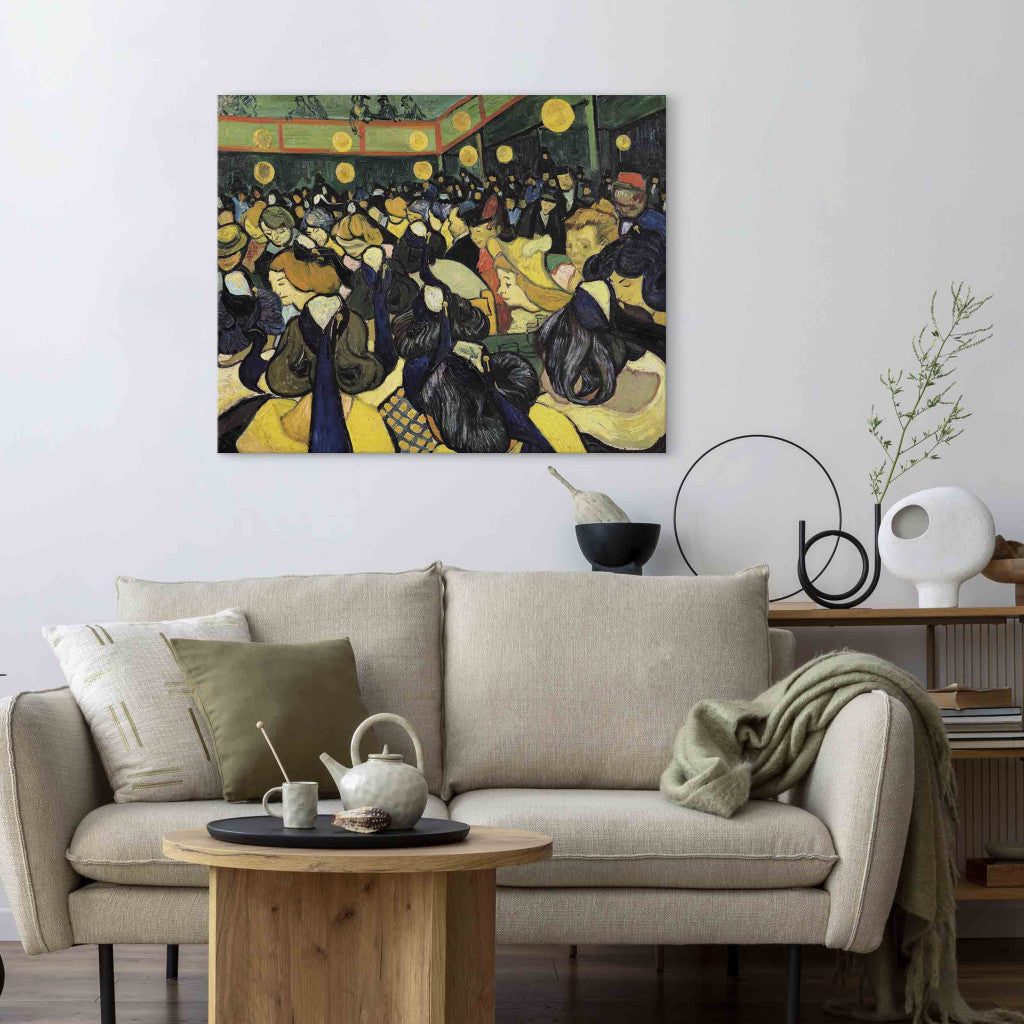 Gleznas reprodukcija - Vincent van Gogh - The Dance Hall at Arles