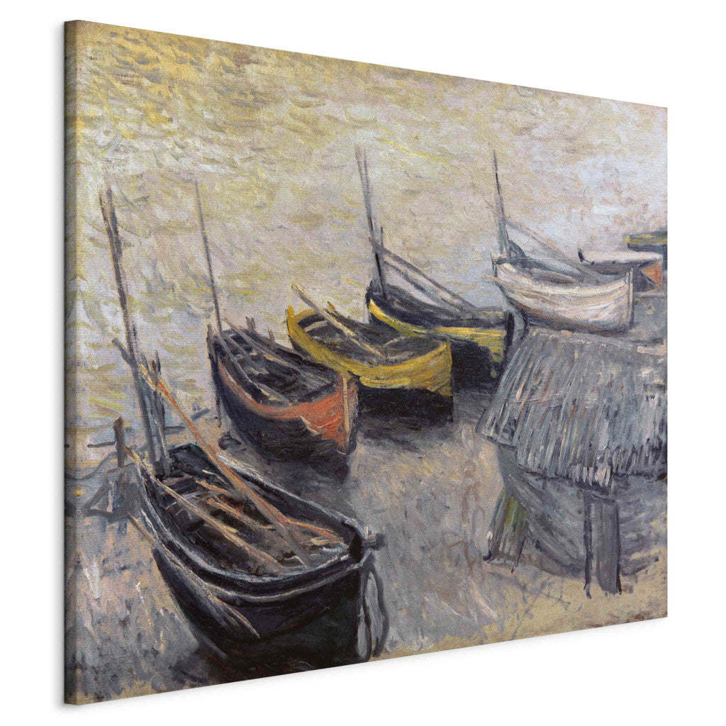 Gleznas reprodukcija - Claude Monet - Bateaux sur la plage