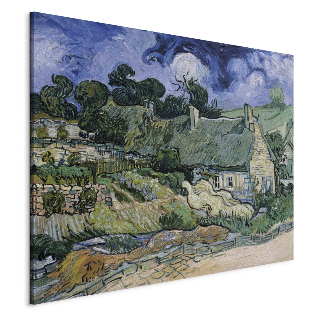 Gleznas reprodukcija - Vincent van Gogh - Houses in Auvers