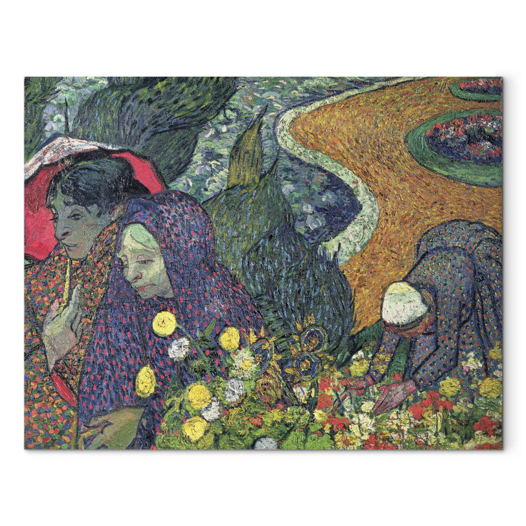 Gleznas reprodukcija - Vincent van Gogh - Ladies of Arles (Memories of the Garden at Etten)