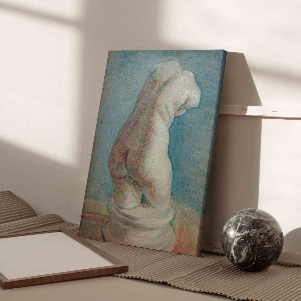 Gleznas reprodukcija - Vincent van Gogh - Plaster torso (female), backside view