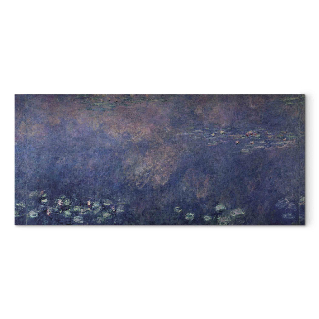 Gleznas reprodukcija - Claude Monet - Waterlilies: Two Weeping Willows, centre left section