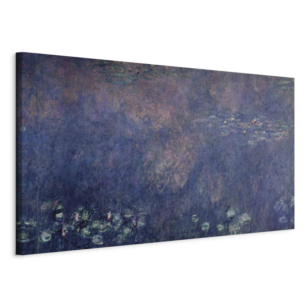 Gleznas reprodukcija - Claude Monet - Waterlilies: Two Weeping Willows, centre left section