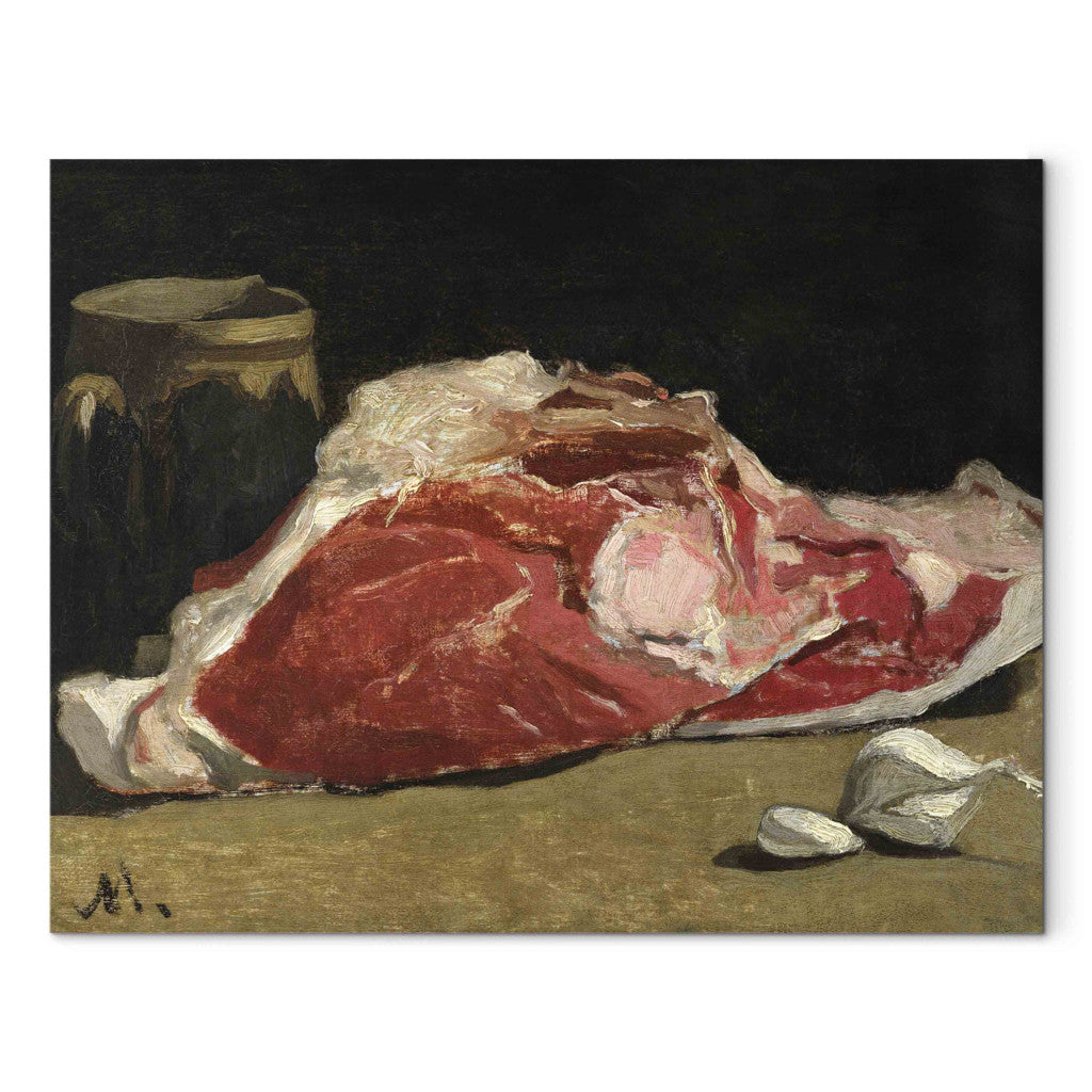 Gleznas reprodukcija - Claude Monet - Still Life, the Joint of Meat