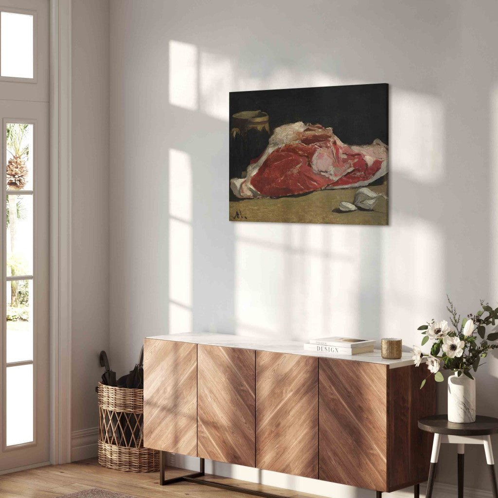 Gleznas reprodukcija - Claude Monet - Still Life, the Joint of Meat