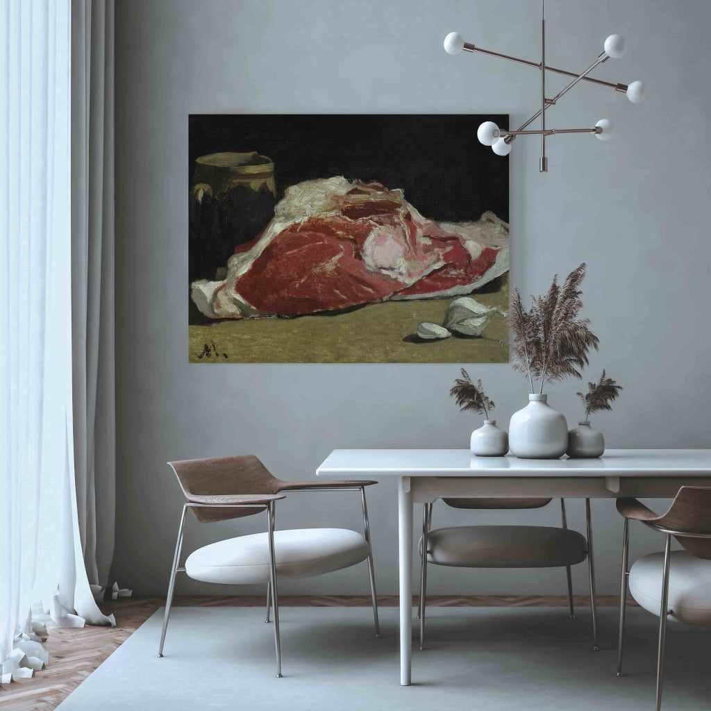 Gleznas reprodukcija - Claude Monet - Still Life, the Joint of Meat