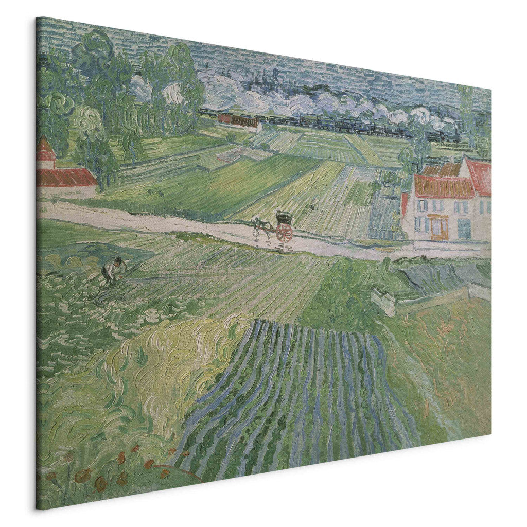 Gleznas reprodukcija - Vincent van Gogh - Landscape at Auvers after the Rain