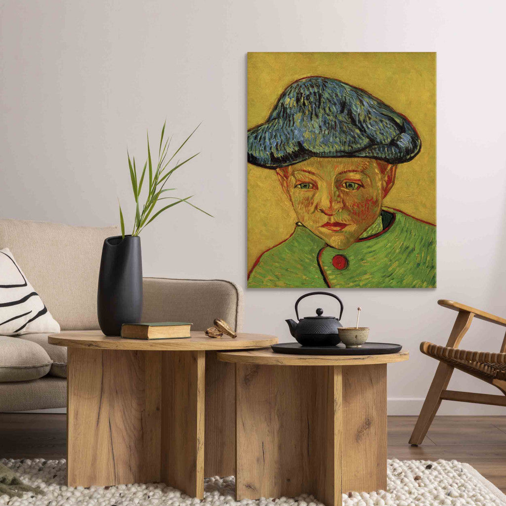 Gleznas reprodukcija - Vincent van Gogh - Portrait of Camille Roulin