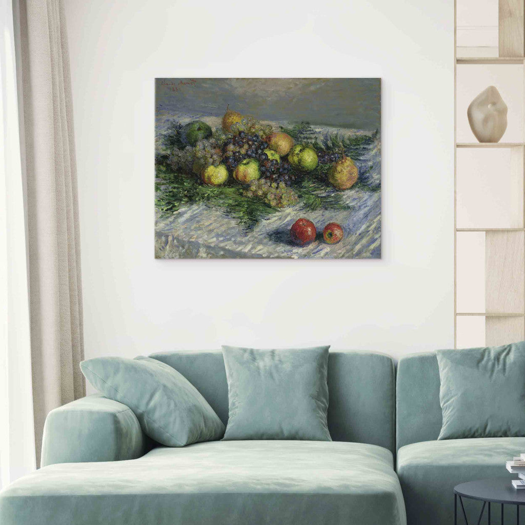 Gleznas reprodukcija - Claude Monet - Still Life with Pears and Grapes
