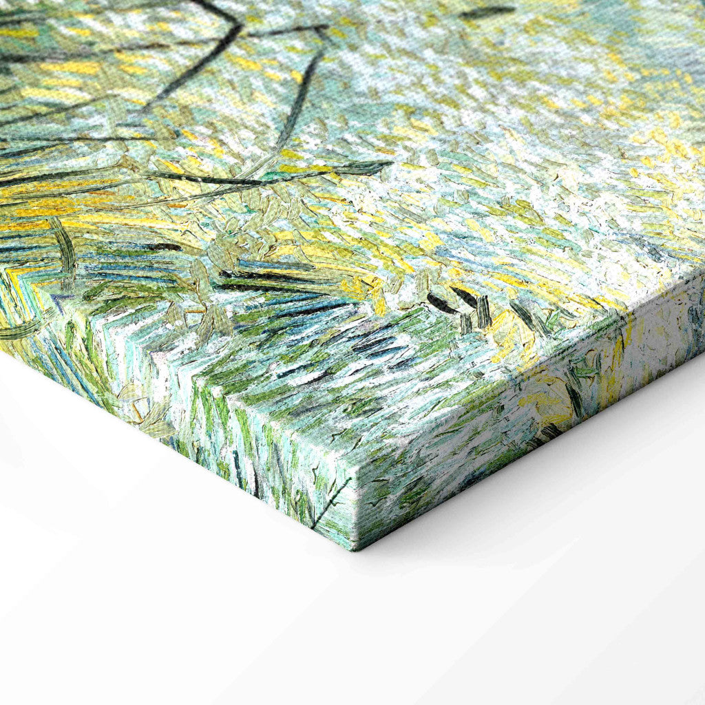 Gleznas reprodukcija - Vincent van Gogh - Green Wheatfield with Cypresse