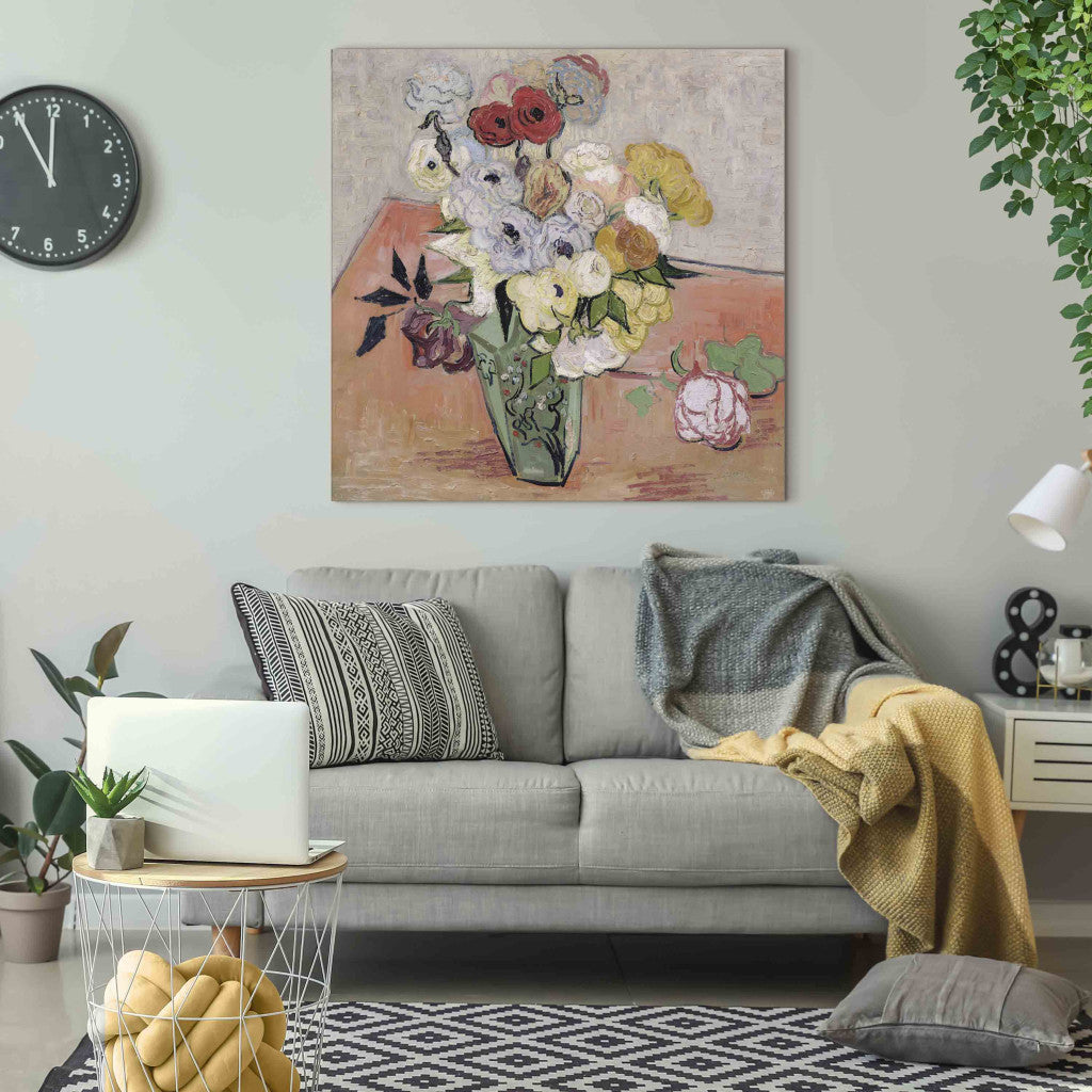 Gleznas reprodukcija - Vincent van Gogh - Roses and Anemones