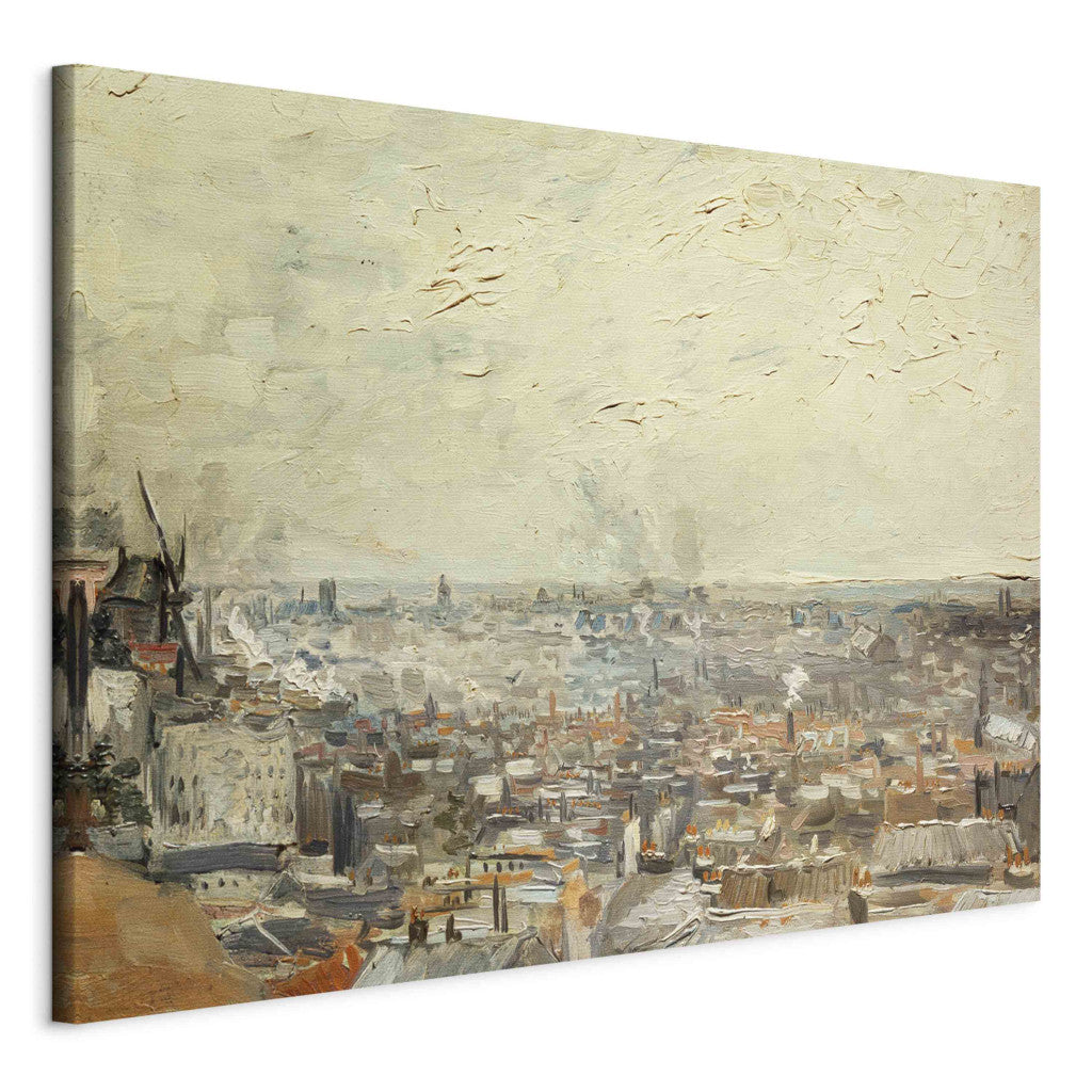 Gleznas reprodukcija - Vincent van Gogh - Vue sur Montmartre