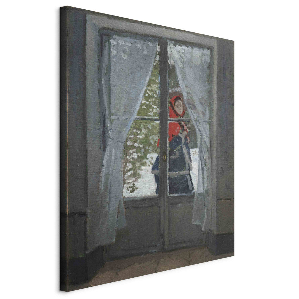 Gleznas reprodukcija - Claude Monet - The Red Cape (Madame Monet)