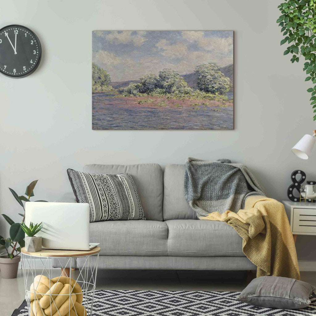 Gleznas reprodukcija - Claude Monet - The Seine at Port -Villez